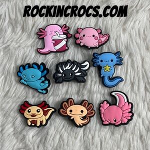 Axolotl Croc Charms